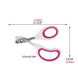 Clippers profissional do prego do cão, ergonômico, antiderrapante, duplo Circular Cut Hole, cortador de unhas para cachorro, Pet Grooming Tool para gatinho, gato - Image 6
