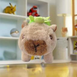 Boneca Capivara em movimento interativa – Brinquedo eletrônico infantil de pelúcia para animais de estimação - Image 4