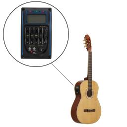 Captador de guitarra acústica clássica, Acessórios para instrumentos musicais, EQ equalizador Preamp com Volume, Mid Treble Bass Control, 4 bandas, 5 bandas - Image 3