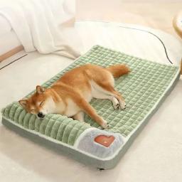 Cama ortopédica removível para cães e gatos, lavável à máquina, espuma de memória, almofada para cachorros, pequena, média, grande, inverno - Image 4