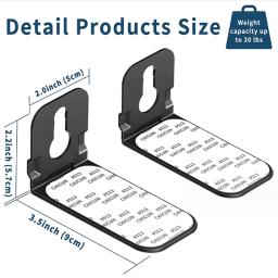 Suporte universal de som para alto-falante, banda longa Soundback, suporte de parede para Home Theater, Samsung, Sony, Lg, 1 par, 2pcs - Image 2
