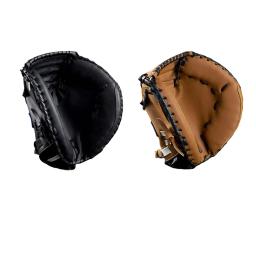 Luvas profissionais de beisebol de couro PU, esportes ao ar livre Catcher Mitt, luva Softball para mão esquerda - Image 1