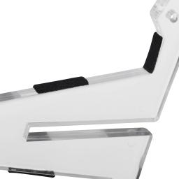 Flauta suporte clarinete dobrável abs quatro suporte com perna portátil clarinete resto para flauta clarinete instrumento musical peças - Image 4