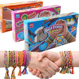 Kit de Fazer Jóias para Meninas, Pulseira DIY, Artes para Crianças, Artesanato da Amizade, Brinquedos Presente, 5-12 Anos - Image 1