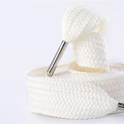 Cadarços de calçados esportivos para mulheres, Cordas de tênis, Cadarços Unisex, Largos e Grossos, Acessórios para Sapatos, 130cm - Image 3