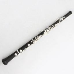 Acessórios completos do instrumento musical de oboé da parte alta com oboé reed profissional prata chapeado ébano oboé - Image 1