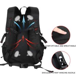 Mochila de viagem leve impermeável, saco de acampamento masculino e feminino, mochila de caminhada ao ar livre, 40L - Image 5
