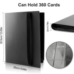 Grande capacidade portátil Game Card livro coletivo, basquetebol, futebol, beisebol, cartas de atletas, álbum armazenamento, protetor - Image 5