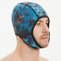 Profissional mergulho capuz boné chapéu 2mm neoprene wetsuit capuz chapéu de natação esportes aquáticos surf subaquático mergulho capuz boné - Image 5