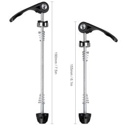 Cubo de roda dianteiro e traseiro, Espetos de liberação rápida, Estrada Mountain Bike, MTB, Eixo Clip Lever, 155mm, 190mm - Image 3