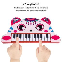 Teclado de piano multifuncional infantil, instrumento musical eletrônico, brinquedos de animais, educação infantil, crianças - Image 2