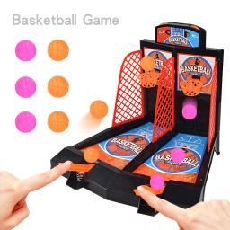 Brinquedos de Ejeção para Tiro de Mesa Infantil, Jogo para Dois Jogadores, Dedo, Basquete, Menino - Image 1