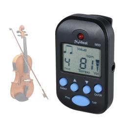 M50 Mini Profissional Clip-on LCD Digital Rhythm Metronome, guitarra, violino, baixo, cordas Acessórios Instrumento - Image 6
