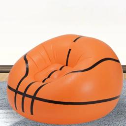 Sofá preguiçoso inflável inflável do PVC, assento relaxando do lazer, sofá do estilo do basquetebol, sofá do lazer, partido interno do Artic - Image 6