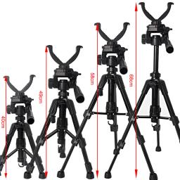 Durable alumínio Caça Tripé, altura ajustável, Caça Stand, V-Yoke Tiro Rack, Multifuncional Caça Seguro Acessório - Image 6