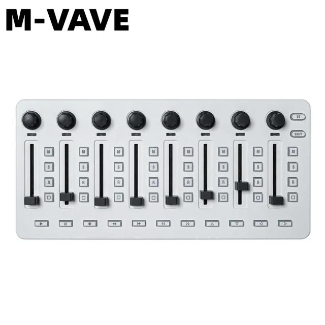 Teclado MIDI M-VAVE SMK-25 II com 25 Teclas, 16 Pads RGB e 8 Botões para Produção Musical em Notebook