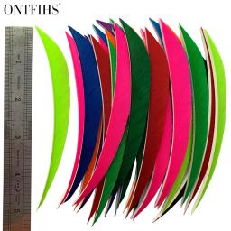 50 Pçs/lote ONTFIHS 5 Polegada Fletches Tiro Com Arco Flecha Penas Turquia Palhetas Fletching Seta Acessórios de Penas Naturais -- Liu Ye - Image 5