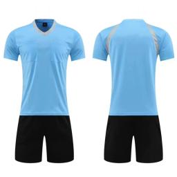Novos uniformes de árbitro de futebol das mulheres dos homens juiz profissional camisas shorts terno bolso fatos de treino roupas personalizadas - Image 4
