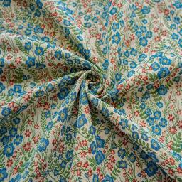 Estilo pastoral pintura a óleo textura fio tingido jacquard tecido feminino grosso outono inverno vestido saco diy que faz a tela 50cm x 150cm - Image 3