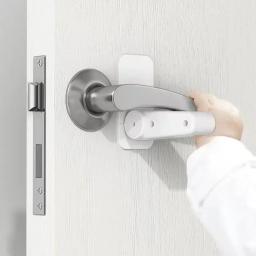 Baby-Proof Swivel Door Stopper, Door Stop Handles, Safety Lock, Adequado para crianças, crianças, gatos e cães - Image 6