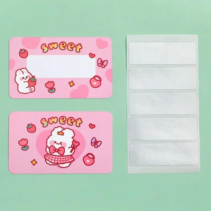 Desenhos animados raspadinhas fofas para crianças, criativo DIY Lucky Scratch, recompensa de estudante, autocolante manuscrito de loteria, cartão de brinquedos 20 peças - Image 1