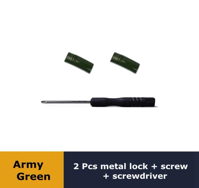 Sapato com Laços e Fivela Magnética: Acessórios de Metal para DIY em Kits de Tênis com Cadarço Bloqueado