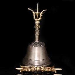 Nepal meditação budista sino de bronze artesanal tibetano sinos sinos da mão do vintage instrumento música yoga meditação ornamentos - Image 4