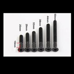 Parafusos para caminhões de skate m5x2 5/29/32/38/44/50mm, parafusos de montagem, antiferrugem, durável, ponte, porcas, reparo de rodas de caminhão de skate - Image 3