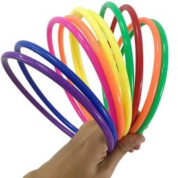 12pçs anéis de lançamento de plástico, lanche de alvo, carnaval, quintal, parque, jogos, crianças, desenvolvimento de inteligência, brinquedo de exercício educacional - Image 2