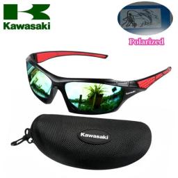 Kawasaki-Óculos de sol polarizados para homens e mulheres, óculos para esportes ao ar livre, unissex, UV400, corrida, caminhada, óculos de sol - Image 1