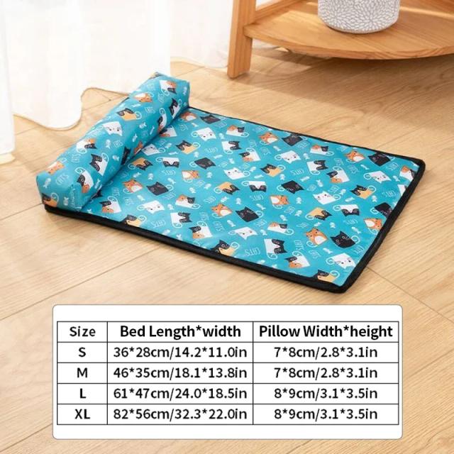 Cama Comfortável para Cães e Gatos de Médio e Grande Porte, Ideal para Todas as Estações, com Tapete Removível