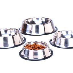 Tigelas de alimentação de aço inoxidável, tigela antiderrapante para cães, alimentador anti-queda durável para cães e gatos - Image 6