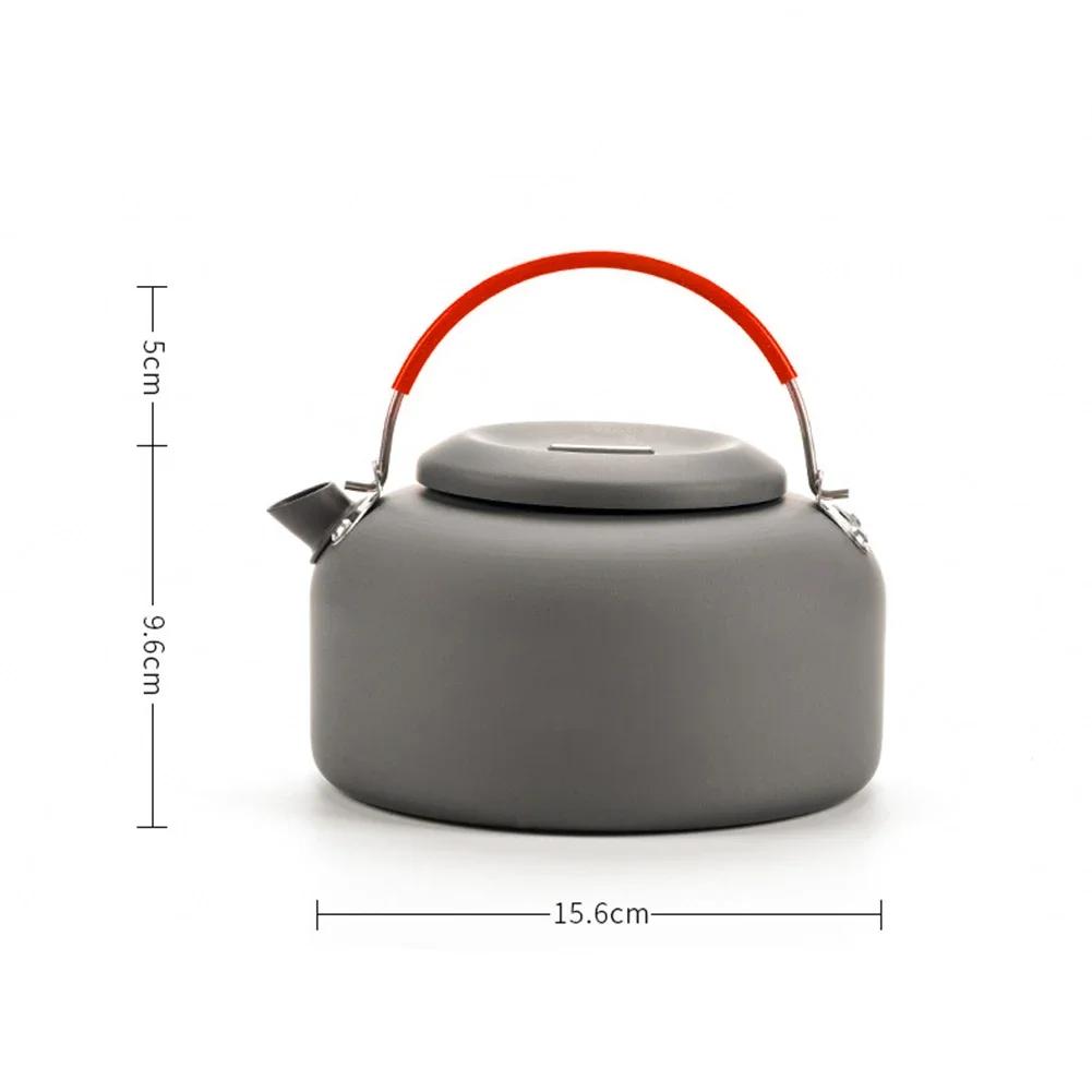 Kit de Panelas de Acampamento Portátil Dobrável, Utensílios De Alumina Dura, Equipamento De Economia De Espaço, Resistência Ao Calor Para 2-3 Pessoas, Piquenique - Image 1