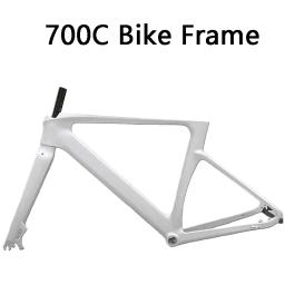 Quadro de bicicleta de estrada 700C Quadro de liga de magnésio Acessórios para bicicleta - Image 1