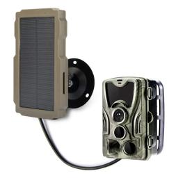 Carregador solar recarregável para câmera de caça, Trail Game Panel Kit, 3000mAh, 6V-12V - Image 2