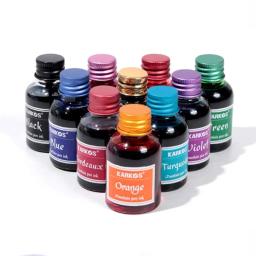 Tinta-tinteiro colorida pura, reenchimento de tintas, escola de papelaria, escrita caligráfica, alta qualidade, 1 garrafa, 30ml - Image 1