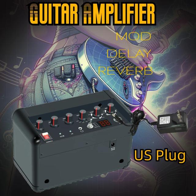 Amplificador VSN-Mini para Baixo: Potente, Multifuncional e com Bateria Recarregável e Bluetooth