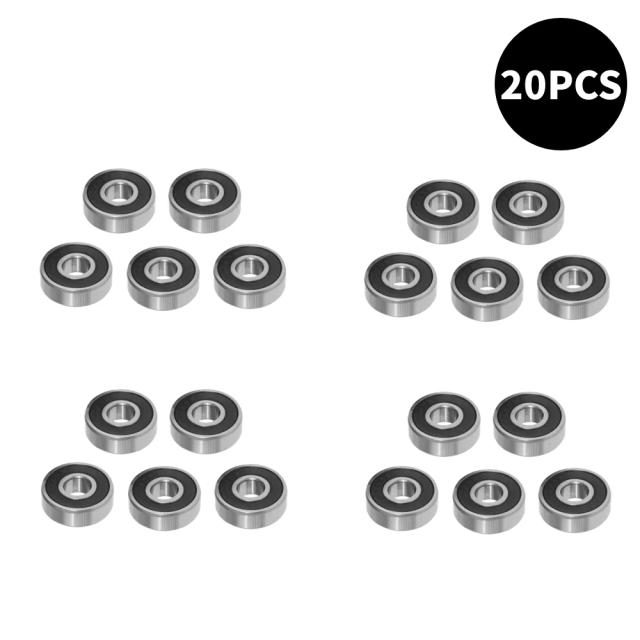Rolamento de Esferas 608-2RS ABEC-1 8x22x7mm Aço Selado 608RS Z3V3