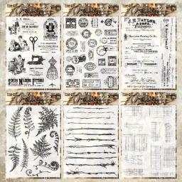 Selos claros para scrapbooking, carimbo de borracha, suprimentos de artesanato, fabricação de cartões, decoração artesanal diy, design original, novo, 2025 - Image 1