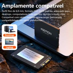 KOOTION SSD SATA Disco Rígido 128GB 240GB 480GB 512GB 1TB SATA3 Discos de 2,5 Polegadas Disco Rígido Interno HDD para PC Laptop PS4 - Image 3