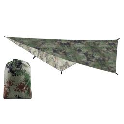 Barraca de acampamento ao ar livre camuflagem Fio de poliéster 210T Tarp portátil, impermeável, dobrável, ultra leve, equipamento de mochila piquenique - Image 1