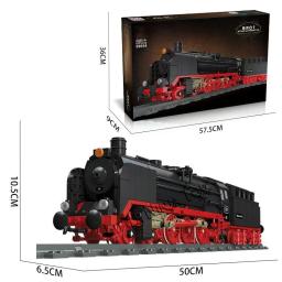 Blocos De Construção De Locomotiva A Vapor, Partícula Pequena, Montagem De Plástico, Trem De Brinquedo DIY, Novo sem Caixa - Image 4