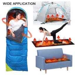 Aquecimento usb ao ar livre esteira de dormir isolamento acampamento aquecido dormir colchão saco dormir colchão equipamentos viagem acampamento 2022 - Image 4