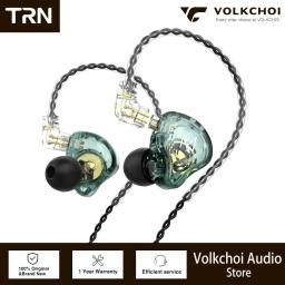 TRN-fone de ouvido com cancelamento de ruído, DJ dinâmico, monitor HIFI, fones de ouvido esportivos, MT1, ST5, Kirin MT4, MT3 - Image 1