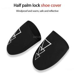 Neoprene Ciclismo Sapatos Tampa, Half Toe Lock, Protetor de Bicicleta Windproof, Boot Case, overshoes Ciclismo, Equipamentos 9, 1 Par - Image 3