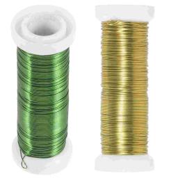 Arranjo Floral Ferro Fios, Artesanato DIY, florista Flower Wire Hastes, 2 Rolls - Image 1