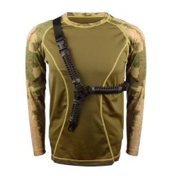 Tactical Single Point Gun Sling, Nylon durável Webbing, Multiuse Rifle Shoulder Strap, Cinto de espingarda ajustável para caça - Image 2
