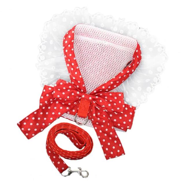 Laço ajustável com padrão floral e tração anti-escape para pets - kit completo para cães e gatos