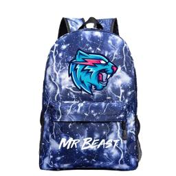 Mr besta relâmpago gato escola mochila meninos meninas saco de escola estudantes mochila diária adolescentes viagem bolsa para portátil mr besta - Image 1