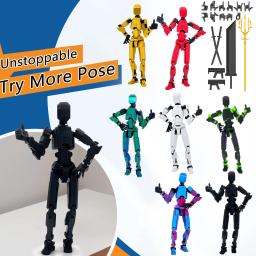 Lucky13 Action Figure, T13Action Figure, Impresso em 3D, Multi-Articulado, Móvel, Nova 13, Decoração Desktop - Image 2
